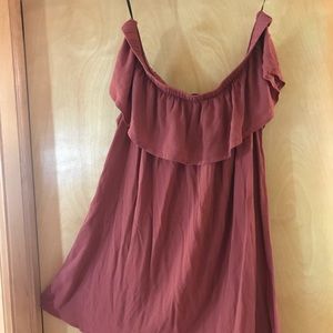 Strapless summer dress